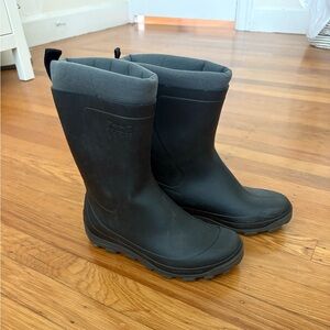 Black Rubber Rain Boot s